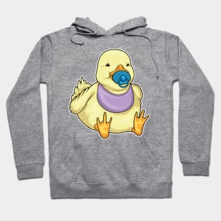 Duck Pacifier Bib Hoodie